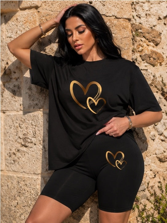 CONJUNTO GOLD HEART